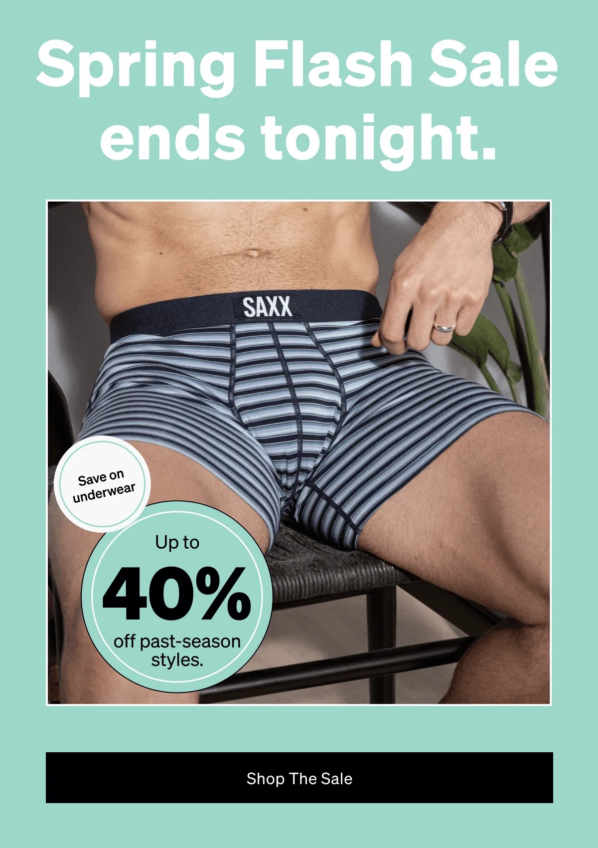 Spring Flash Sale ends tonight.