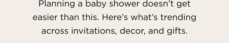 Planning a baby shower doesn't get easier than this.