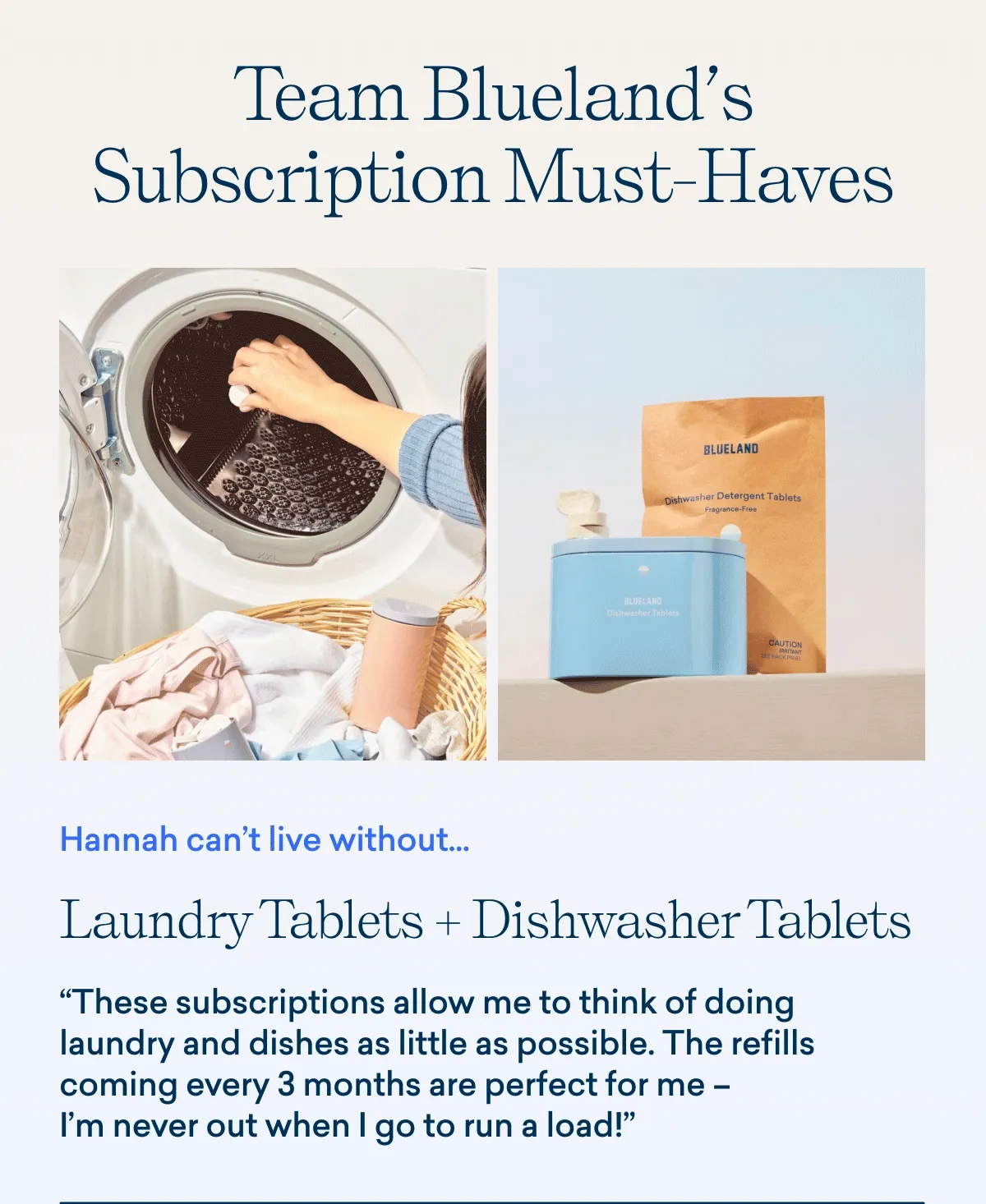 Subscription Must-Haves - Hannah can't live without