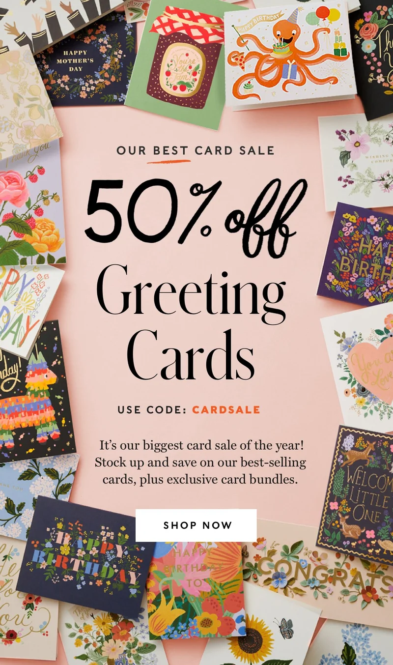 Shop Card Sale