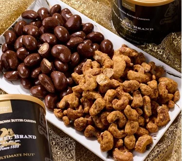 Squirrel Brand (2)Cans Milk Chocolate & Sweet Brown Butter Cashews