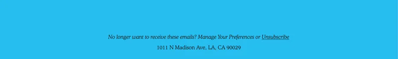 Manage Preferences