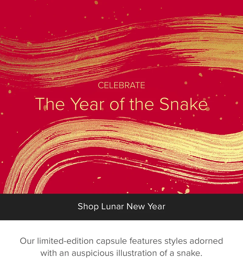 Celebrate The Year of the Snake ~ Shop Lunar New Year