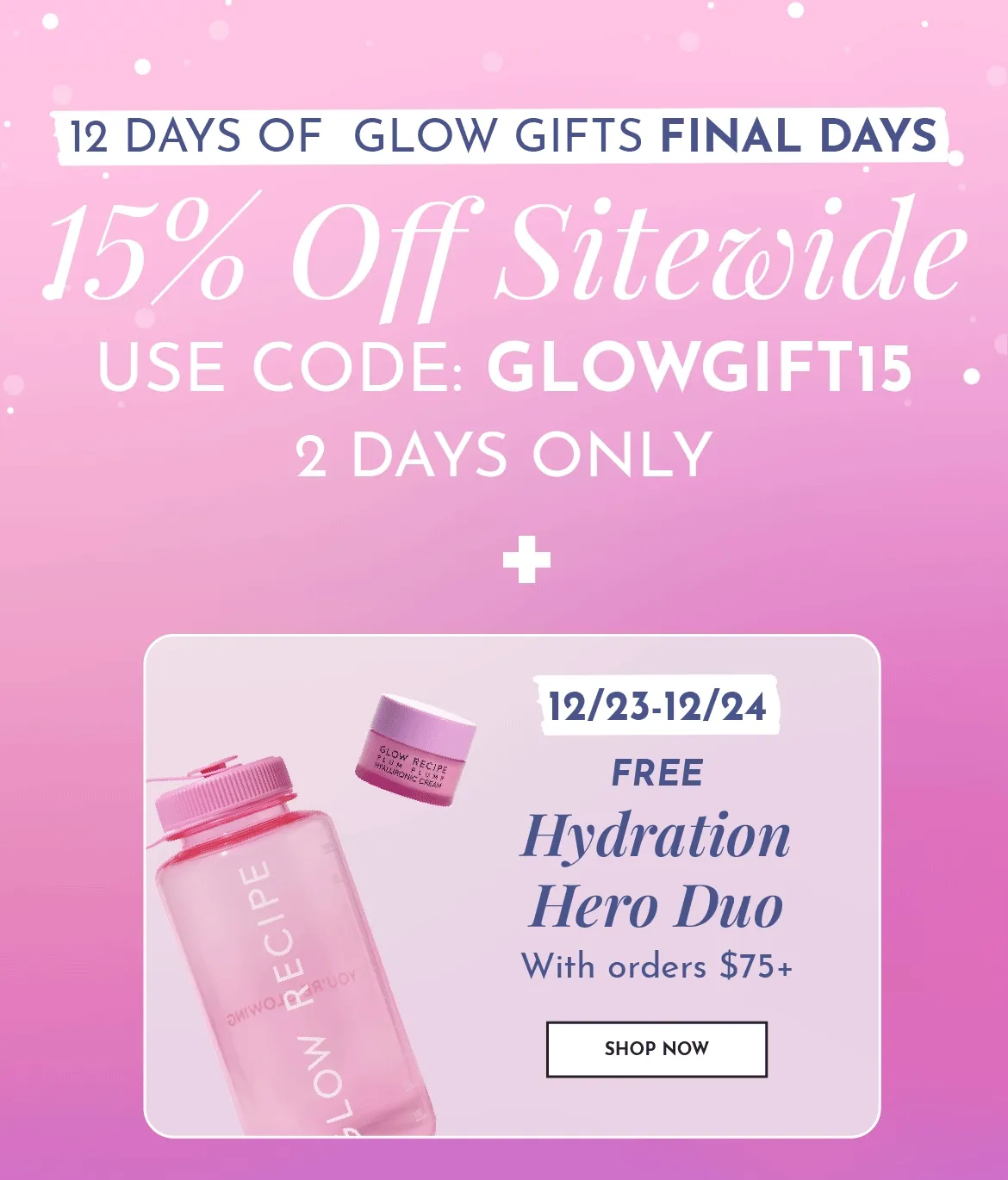 12 Days of Glow Gifts