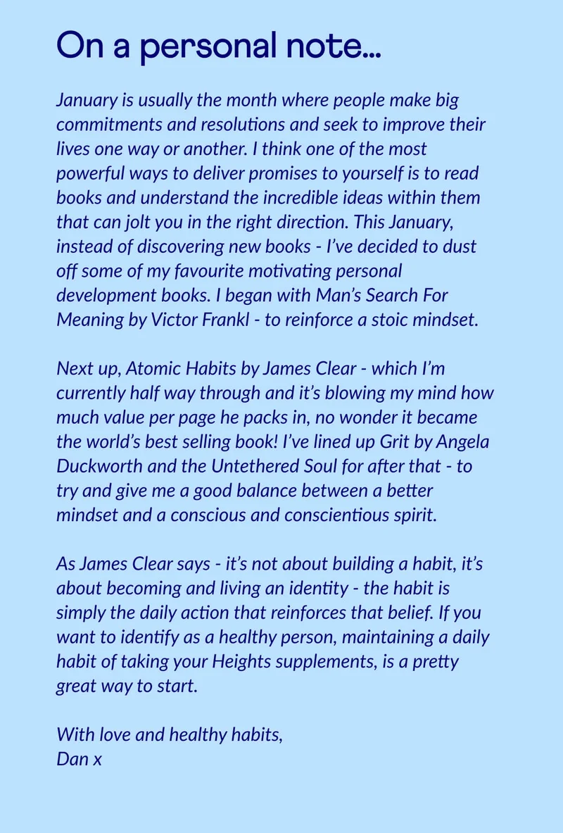 On a personal note...