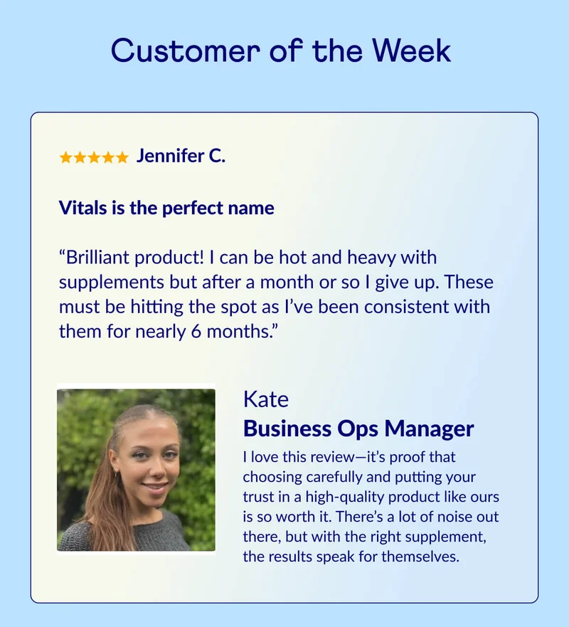 Customer of the week