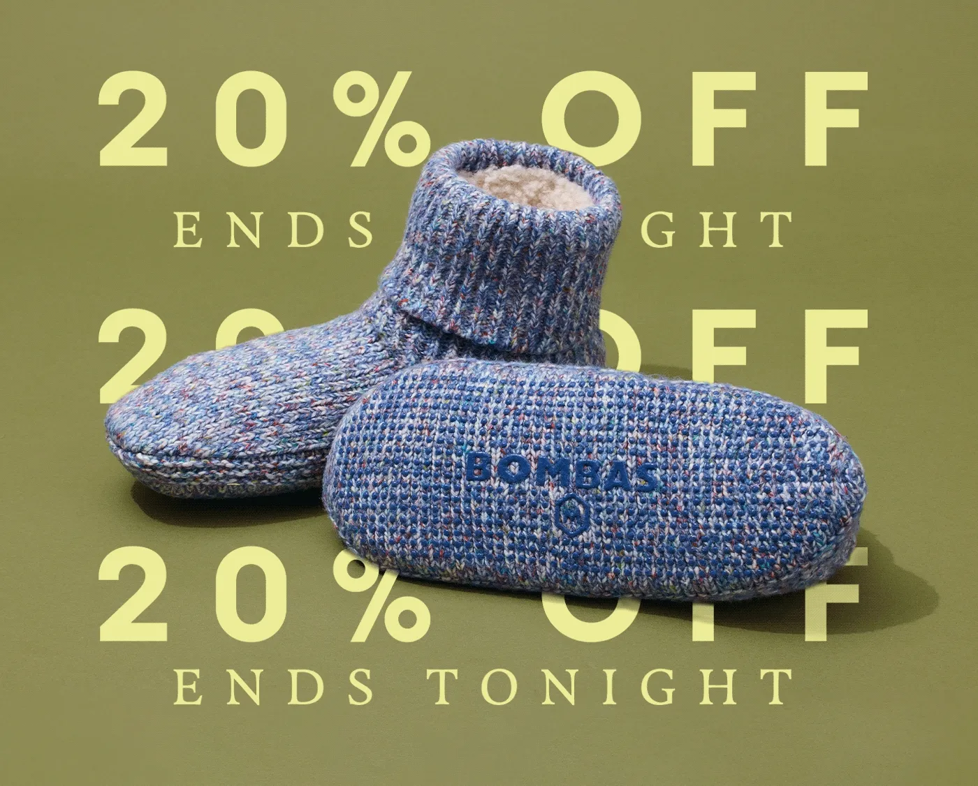 20% OFF ENDS TONIGHT