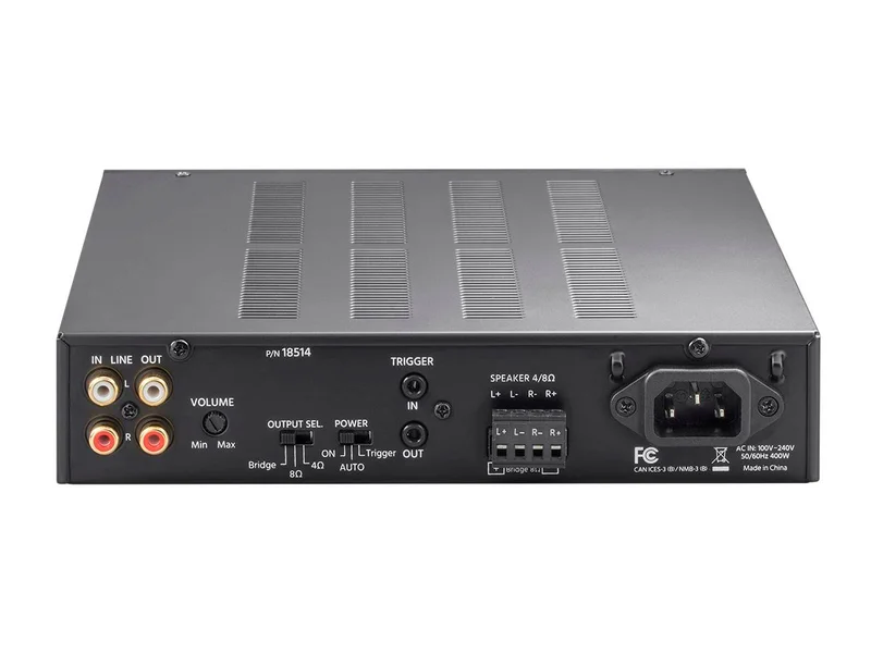 Unity 200-Watt Bridgeable Power Amplifier