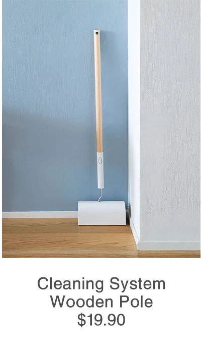 Shop Cleaning System Wooden Pole