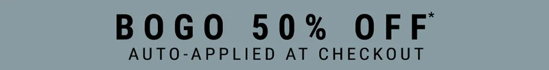 bogo 50% off*