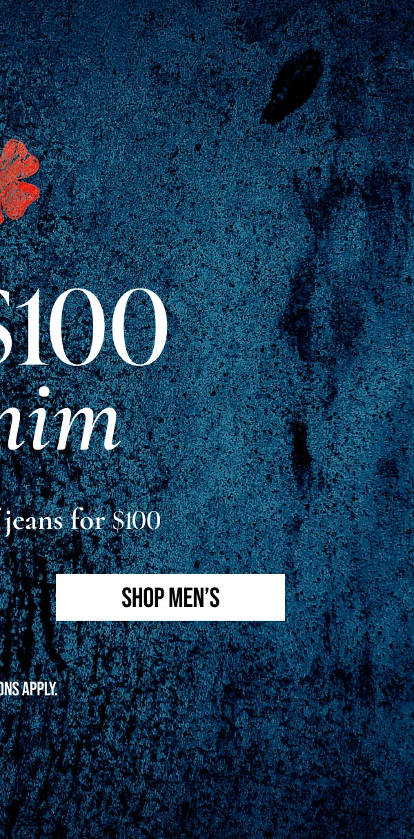 SHOP MEN'S | *EXCLUSIONS APPLY.