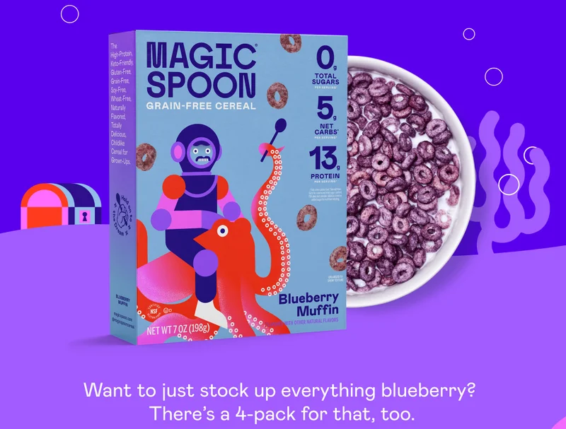Want to just stock up everything blueberry? There's a 4-pack for that, too.