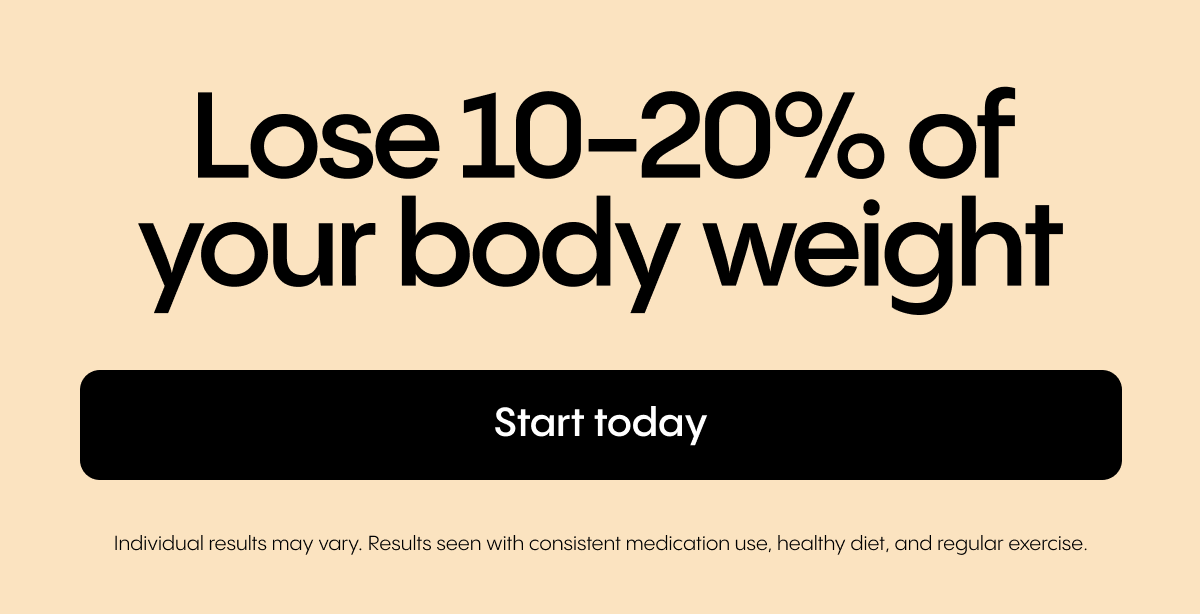 Lose 10-20% body weight