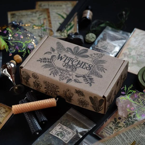 Crystals, candles, and tools for the spring sabbat