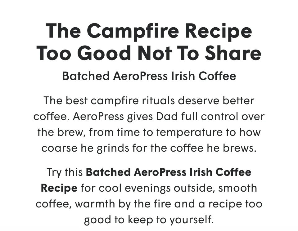 the campfire recipe too good not to share