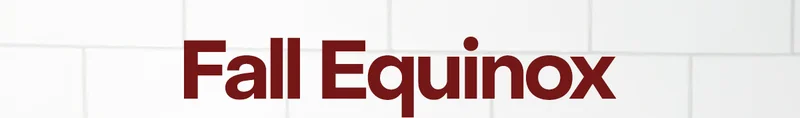 Fall Equinox Sale - 30% off sitewide
