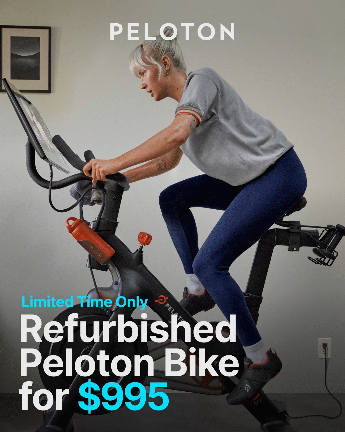 Get the refurbished Peloton Bike for $995 or the refurbished Peloton Bike+ for $1,595