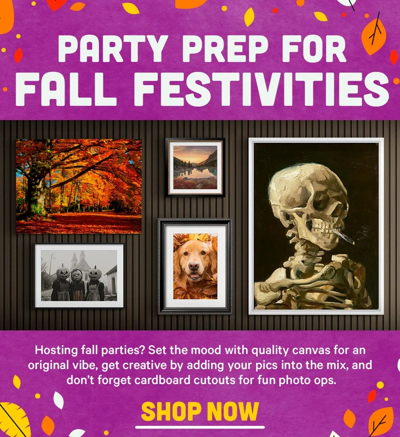 Party prep for fall festivities!