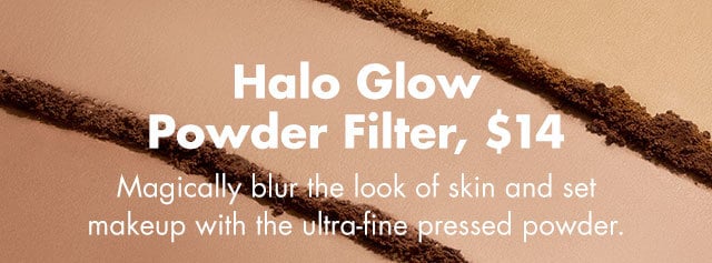 Magically blur the look of skin and set makeup with the ultra-fine pressed powder