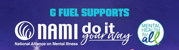 G FUEL SUPPORTS NAMI
