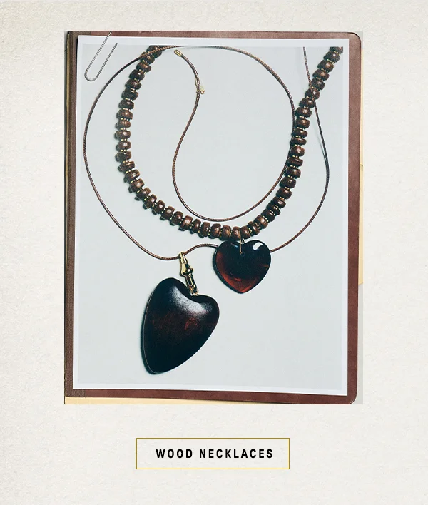 wood necklaces