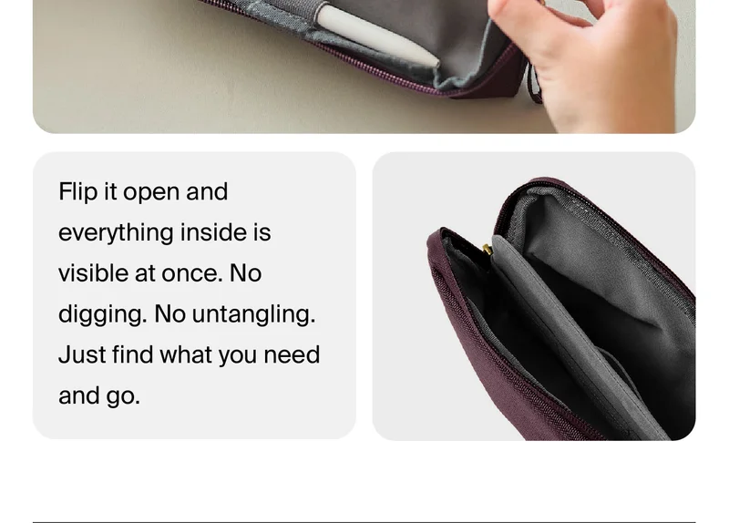 an image of a promotional ad for a travel wallet
