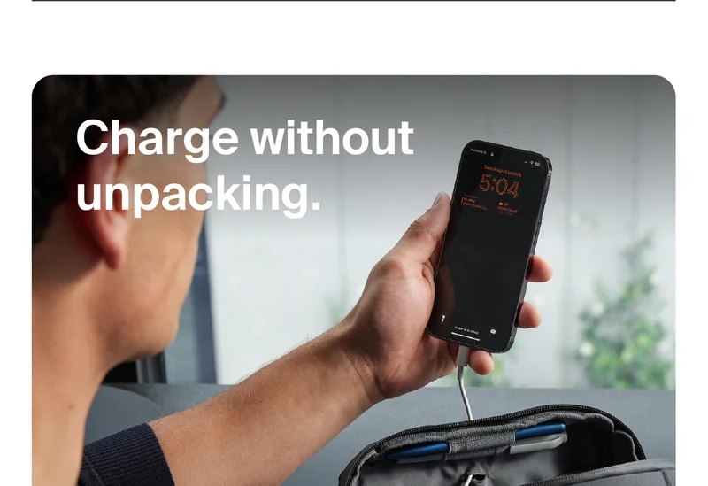 an image of a promotional ad for a travel wallet