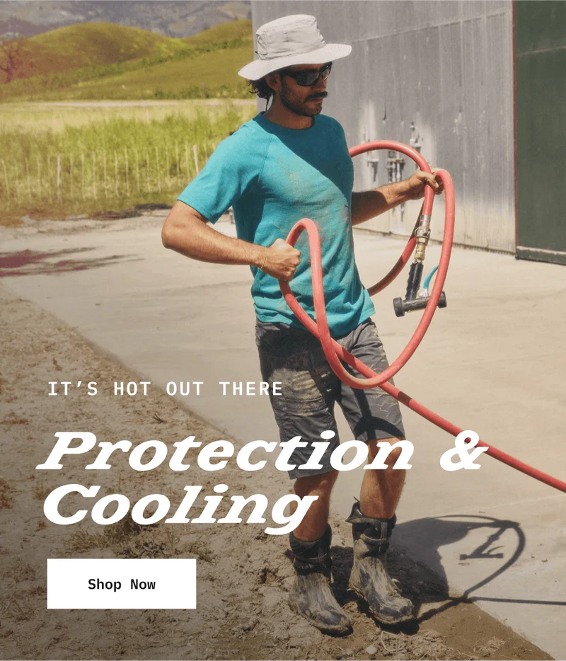IT'S HOT OUT THERE. Protection & Cooling. Shop Now.