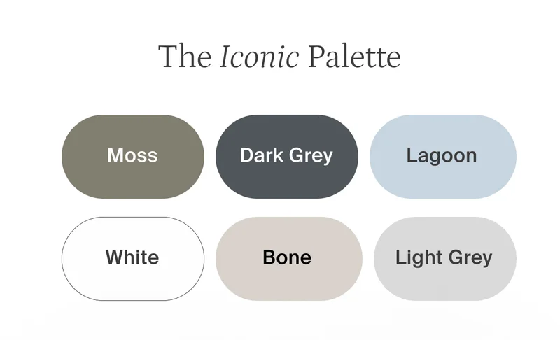 The iconic palette.