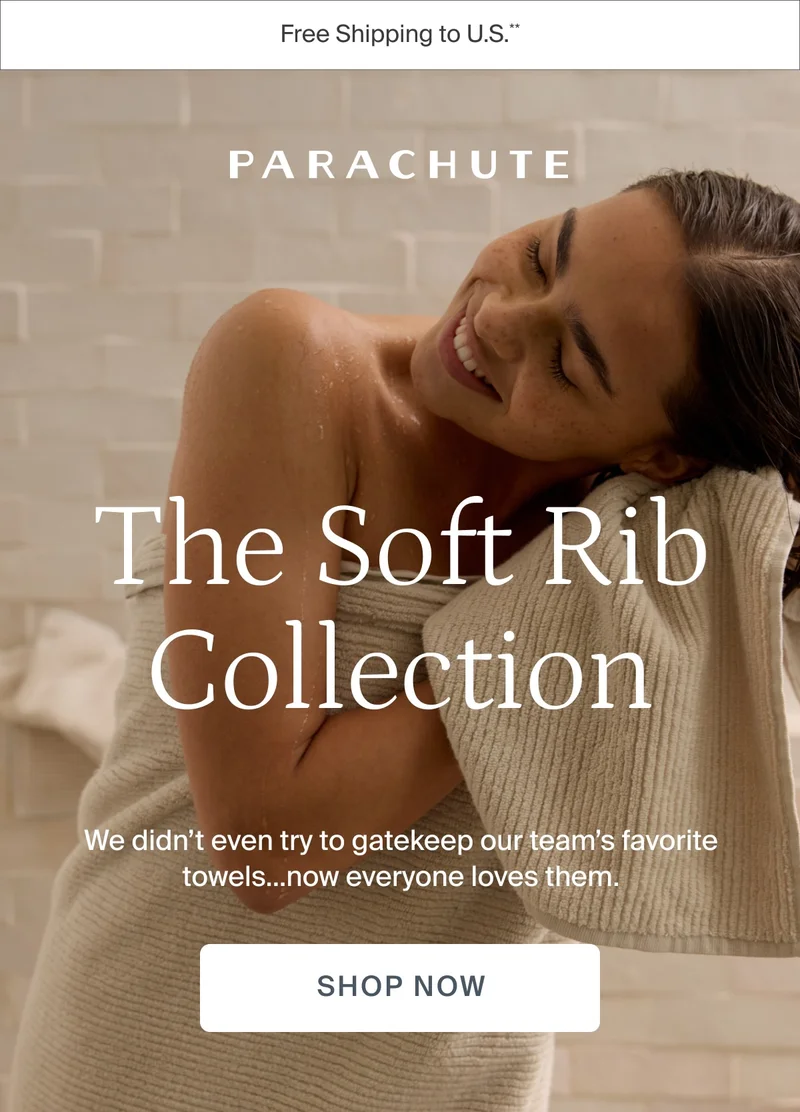 The soft rib collection. Shop now.