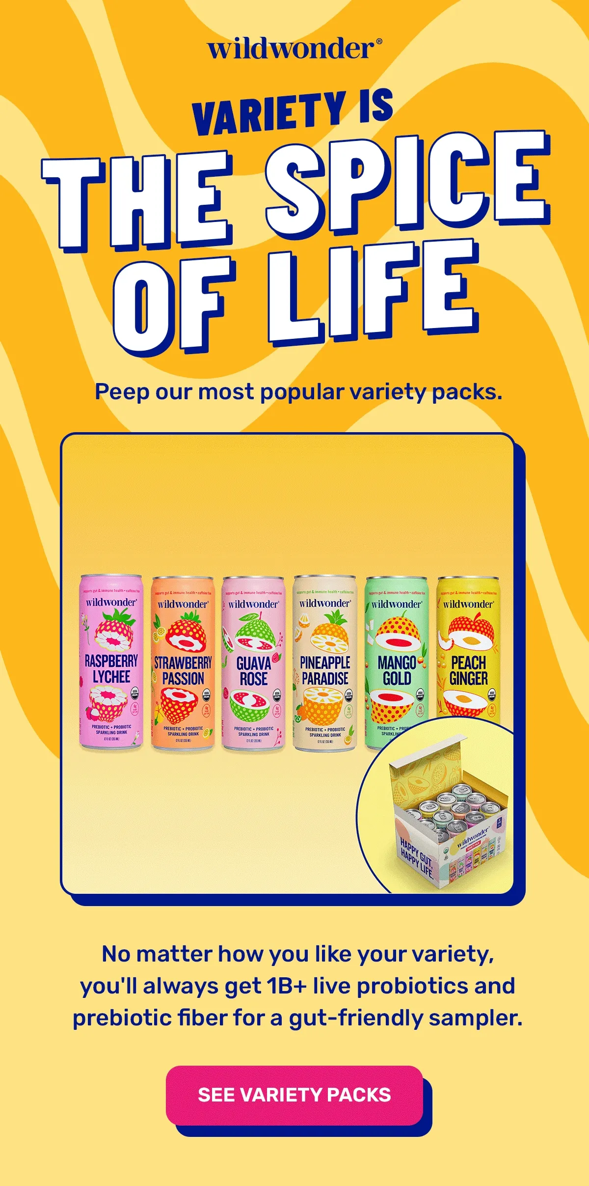 Variety is the spice of life