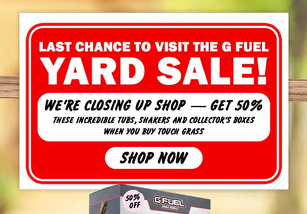 TOUCH GRASS AND SAVE!