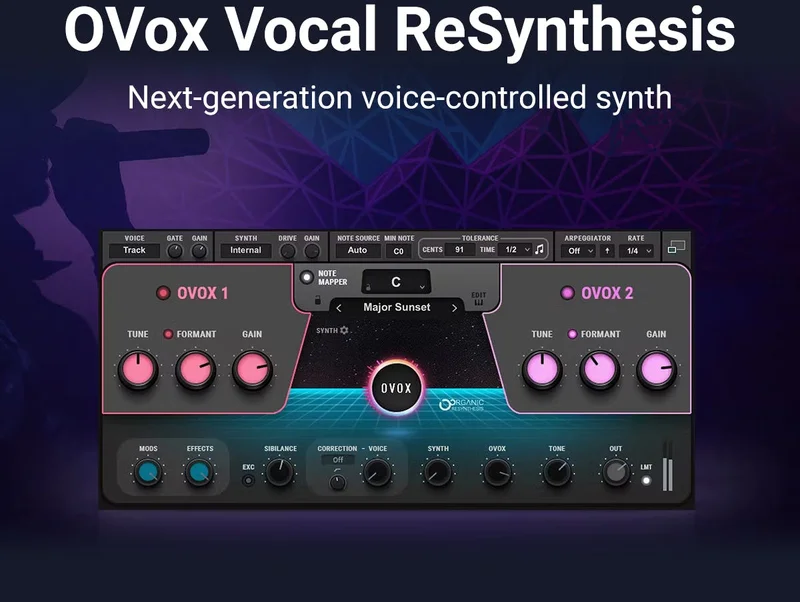 OVox Vocal ReSynthesis: Next-generation voice-controlled synth
