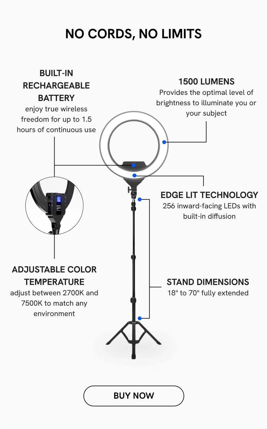 Cordless Ring Light Pro