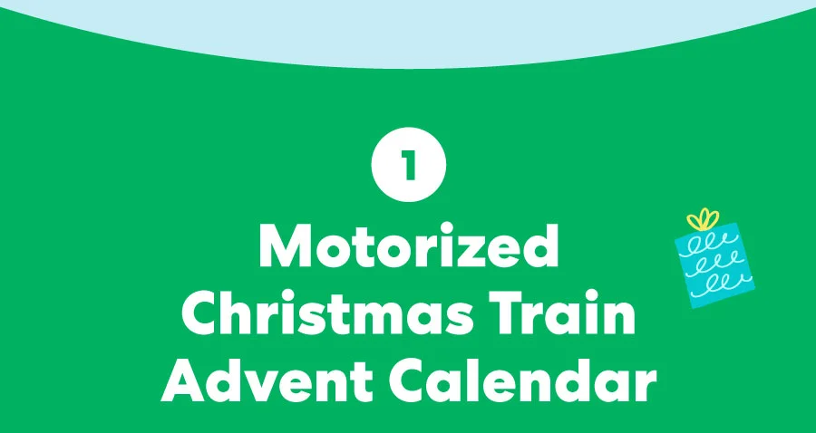 Motorized Christmas Train Advent Calendar