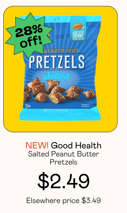 Salted Peanut Butter Pretzels