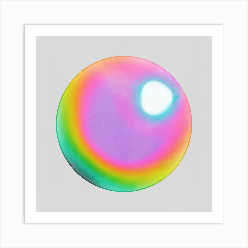Image of Holographic Sphere Art Print