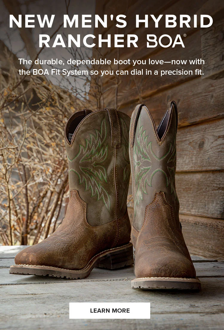 NEW MEN'S HYBRID RANCHER BOA | LEARN MORE