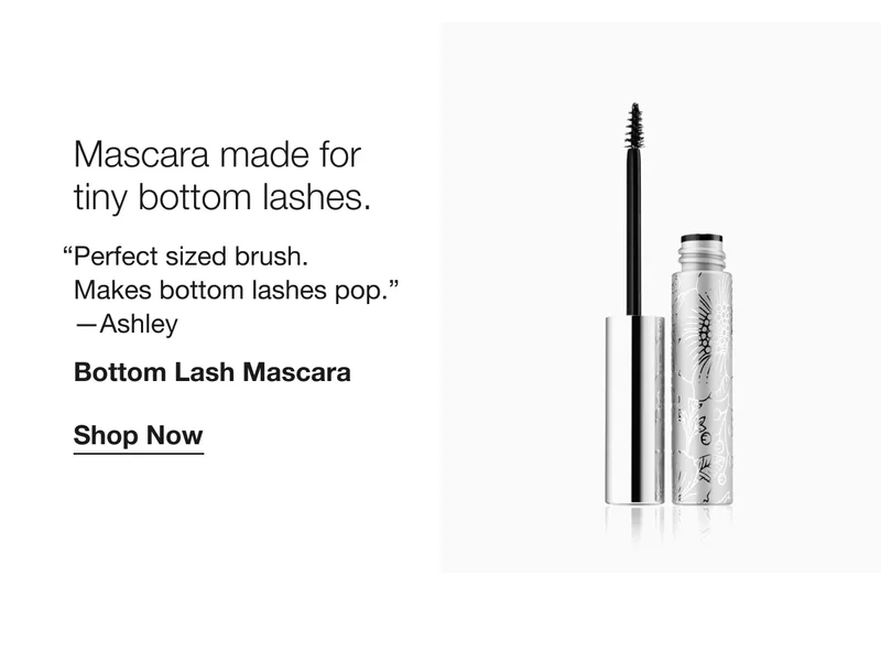 Mascara made for tiny bottom lashes. | Perfect sized brush. Makes bottom lashes pop. —Ashley | Bottom Lash Mascara | Shop Now
