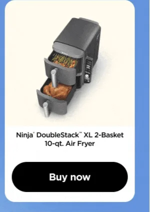 Ninja® DoubleStack™ XL 2 Basket 10 QT Air Fryer