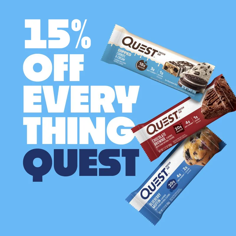 Shop now for 10% off Quest