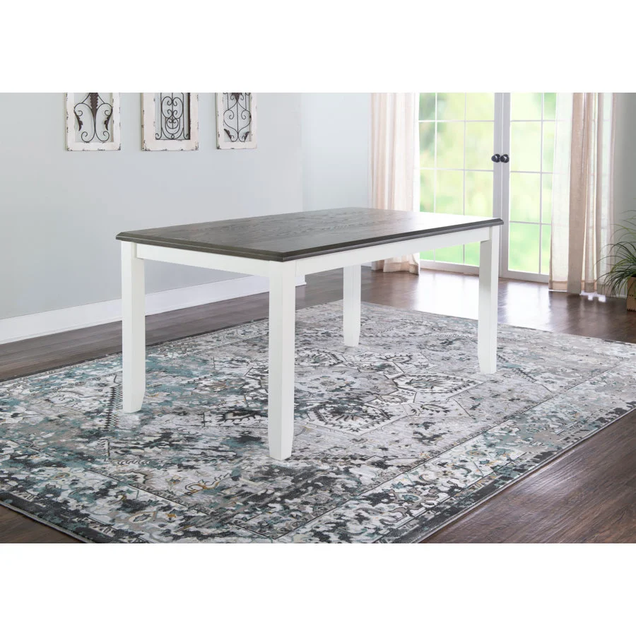 Atiqa Painted Rustic Dining Table
