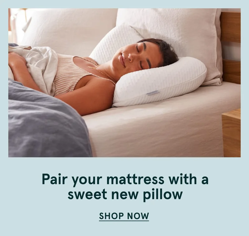 Pair your mattress with a sweet new pillow | Shop Now