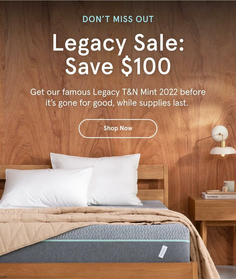Don't Miss Out | Legacy Sale: Save $100 | Shop Now