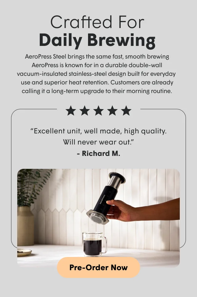 Crafted for Daily Brewing. Pre-order Now.