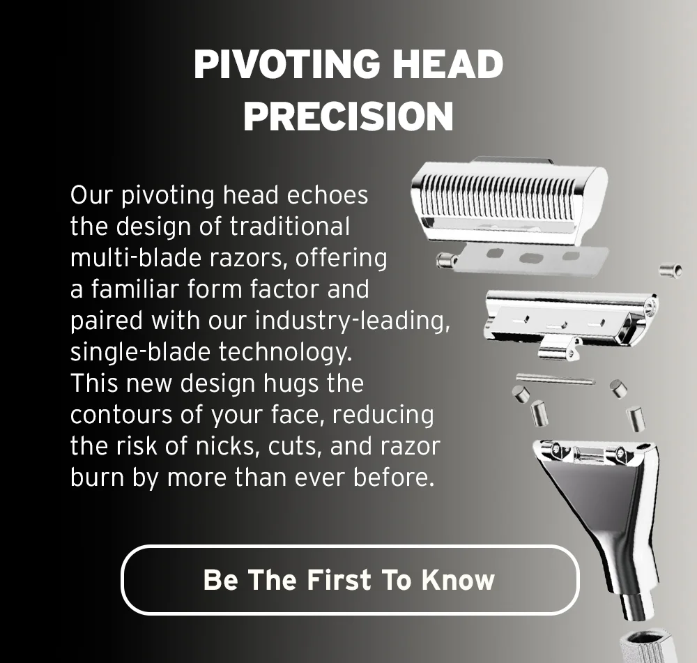 Pivoting head precision