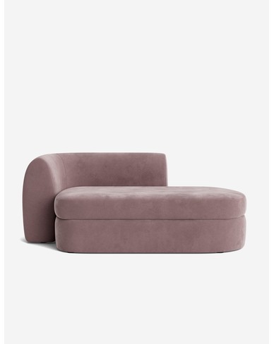 Buckley Chaise-Lavender Vintage Velvet