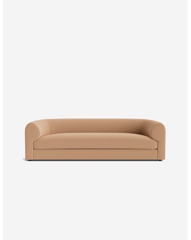Sergio Sofa-Camel Performance Linen / 96"W