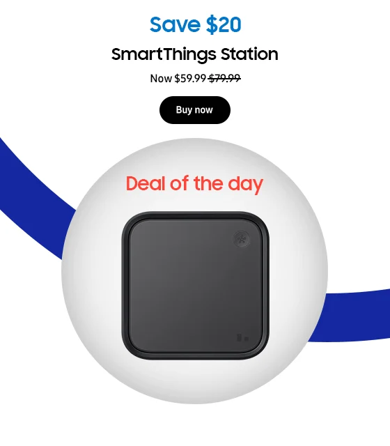 Save $20
Smart Things Station
Now $59.99 $79.99
Buy now