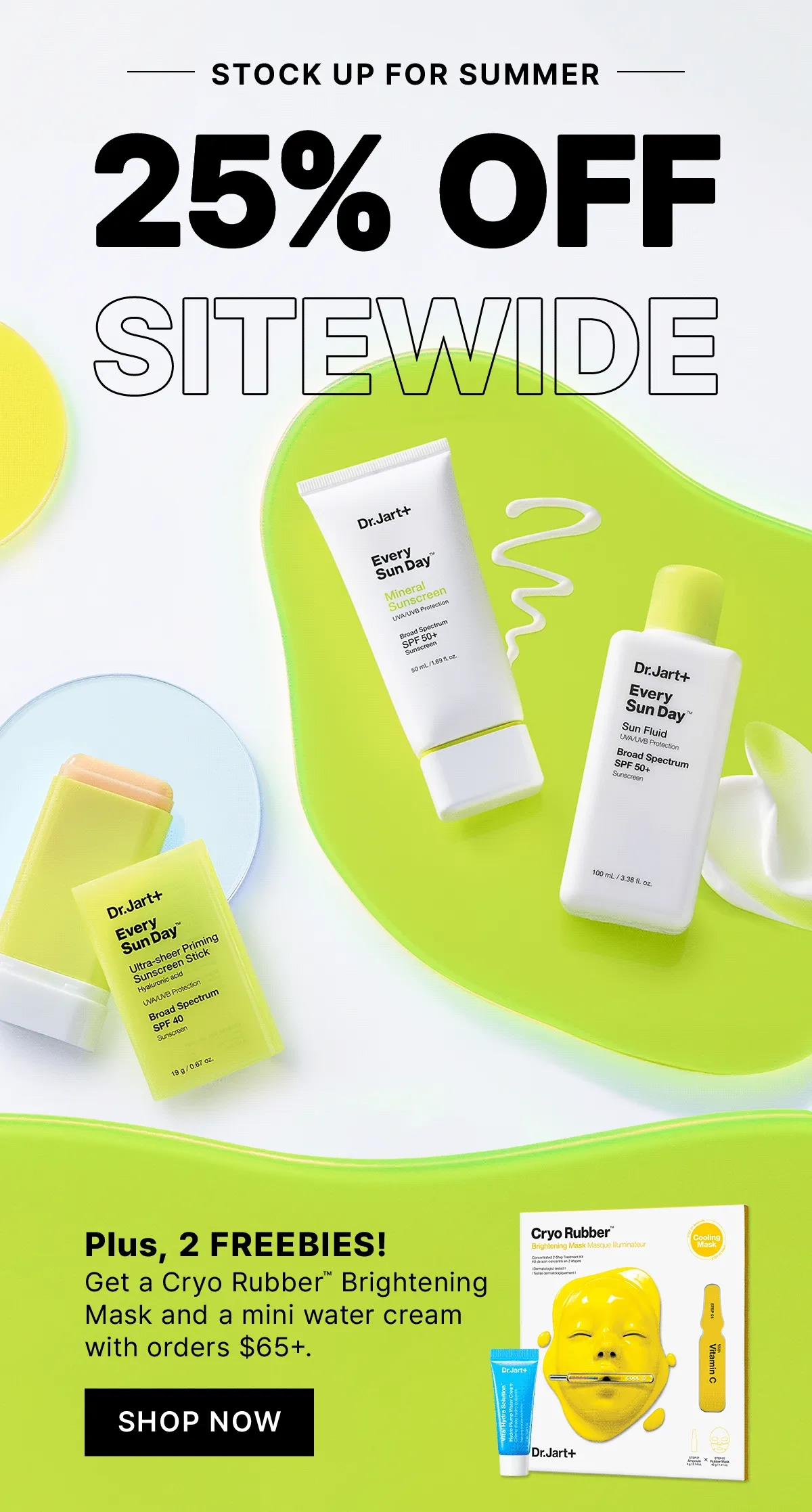 Calling all sensitive skin types. Get 3 free Cicapair full sizes with orders $65+.